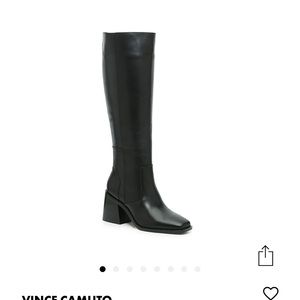 Vince Camuto Black Heeled Boots